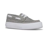 Sperry Bahama Chaussures bateau à plateforme unisexe pour enfant, gris, 3 Big Kid