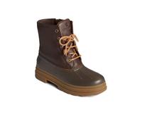 Sperry Bottes de pluie Saltwater 2.0 en cuir pour homme, marron foncé, 37 EU