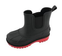 Sperry Chelsea Bottes en caoutchouc imperméables pour enfants et adolescents Bottes légères pour parcs boueux et randonnées, Noir , 5 Toddler