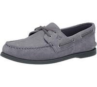 Sperry Top-Sider Homme A/O 2 œillets Daim Chaussure Bateau, Gris, 43 EU