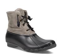 Sperry Top-Sider Saltwater, Botte Tendance Femme, Black/Grey, 38 EU