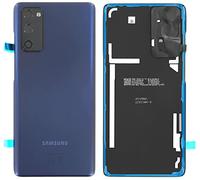 SPES Original Cache Batterie, arrière, Cache Batterie, Cache arrière pour Samsung Galaxy S20 FE 5G Cloud Bleu Marine/Film adhésif