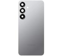 SPES Original Cache Batterie, arrière, Cache Batterie, Cache arrière pour Samsung Galaxy S25 S931B argenté/Film adhésif