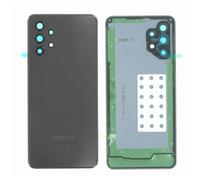 SPES Original Cache Batterie arrière pour Samsung Galaxy A32 4G A325F (Noir) /Film adhésif pré-monté en Usine et Verre d’Appareil Photo