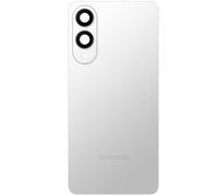 SPES Original Cache Batterie arrière pour Samsung Galaxy S25 Edge S937B Titanium Silver/Film adhésif pré-monté en Usine et Verre d’Appareil Photo