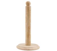 SPESHSTONES Travertin Porte-serviettes en papier de 31,8 cm en pierre pour comptoir de cuisine, support autoportant pour rouleau de papier toilette pour décoration de salle de bain