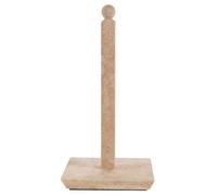 SPESHSTONES Travertin Porte-serviettes en papier de 31,8 cm en pierre pour comptoir de cuisine, support autoportant pour rouleau de papier toilette pour décoration de salle de bain