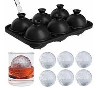 Spespo Lot de 2 moules en silicone pour glaçons, whisky, chocolat, savon pour les amateurs de Star Wars ou le thème de fête (noir-6)