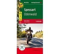 Spessart motorcycle map 1 200000 freytag berndt - Sheet map - G245z