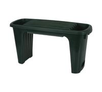 Spetebo Banc de jardin en plastique vert - 60 x 30 cm - Tabouret de travail avec rembourrage pour genoux - Accessoire de jardinage - Protection des genoux - Outil de travail - Tabouret de jardin
