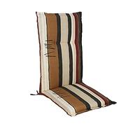 Spetebo Bengasi Coussin facile d'entretien pour chaise à dossier haut - Avec sangle de maintien - Modèle 12