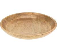 Spetebo Bol décoratif en bois mangue XL Ø 40 cm - Décoration de table Bol à fruits