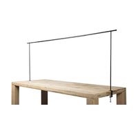 Spetebo Cadre de décoration de table, noir, extensible, 220 à 250 cm, en métal, avec pinces à vis, support de décoration pour Noël, Pâques, anniversaires, fêtes