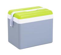 Spetebo Glacière en plastique 24 l - Gris - Boîte isotherme d'extérieur avec poignée de transport - Sac isotherme pour camping, pique-nique, festival, jardin