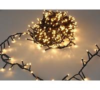 Spetebo Guirlande lumineuse LED en forme de bouquet - Blanc chaud - 16 m / 800 LED - Décoration de jardin - IP44 - Avec câble d'alimentation - Éclairage de Noël pour l'intérieur et l'extérieur