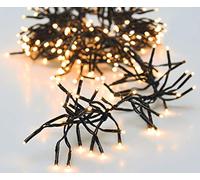 Spetebo Guirlande lumineuse LED pour sapin de Noël - Blanc chaud - Avec minuterie - Longueur : 11 m - 1512 LED - Guirlande lumineuse avec puce mémoire et 8 fonctions - Pour l'intérieur et l'extérieur