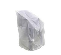 Spetebo Housse de protection contre les intempéries pour chaises empilables - 120 x 62 cm - Housse de protection résistante aux intempéries pour chaises de jardin - Housse de protection étanche pour