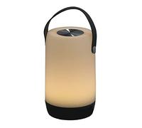 Spetebo Lampe de table LED pour l'extérieur avec fonction tactile - 19 x 11,5 cm - Lampe de jardin à piles alimentée par USB - Rechargeable - Pour camping, jardin, balcon, table, nuit - Lampe