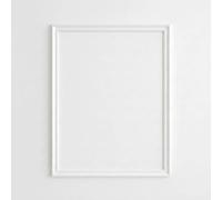 Spetebo Lot de 4 moulures décoratives en polystyrène blanc prédécoupé - Pour 80 x 60 cm