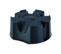 Spetebo Pied anthracite pour citernes jusqu'à 240 l - Ø 51 cm - Socle universel en plastique pour réservoirs d'eau ronds - Support pour réservoir d'eau de pluie