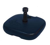 Spetebo Pied de parasol en plastique - Couleur : bleu - Remplissable / 20 l - Pied de parasol