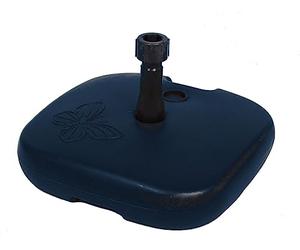 Spetebo Pied de parasol en plastique - Couleur : bleu - Remplissable / 20 l - Pied de parasol