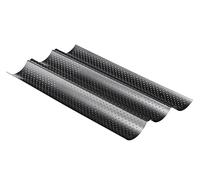 Spetebo Plaque de cuisson pour baguette, 38 x 24 cm, avec revêtement anti-adhésif, moule à 3 petits pains