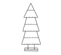Spetebo Sapin de Noël, design en métal, pour décorations, 100 cm, noir