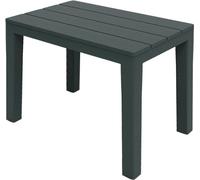 Spetebo table d'appoint de jardin en anthracite - 60x39x45 cm - plastique table de jardin table de balcon