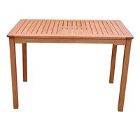 Spetebo Table de Jardin Pittsburgh en Bois d'eucalyptus - 110 x 70 cm - Outdoor Table à Manger en Bois Massif FSC huilé - Table de Jardin pour Balcon terrasse Jardin d'hiver pour l'extérieur