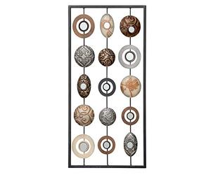 Spetebo Tableau mural en métal - 61 x 31 cm - Décoration murale - Sculpture murale