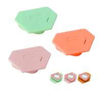 SpetngSake Lot de 3 guides de couture magnétiques - Accessoires de couture - Règle pour machine à coudre - Guide de couture magnétique - Avec échelle - Orange/rose/vert