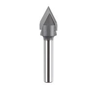 SpeTool Carbdie Tip V Groove CNC Gravure Bit Router Bit CNC Outil de menuiserie 60 Deg Cutter 1/2" avec tige 1/4"