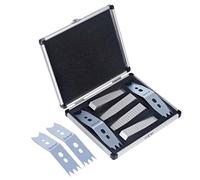 SpeTool Kit de serrage de plaque pour chien avec mallette en aluminium - Chien plat en acier réutilisable, outil de serrage de plaque pour fraisage plan, CNC, travail du bois