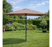 Spezia parasol marron rectangle 2,93 x 1,93 m