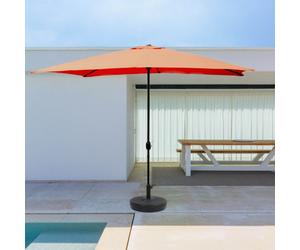 Spezia parasol terracotta rectangle 2,93 x 1,93 m