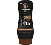 Spf 15 Lotion Avec Agent Bronzant 237 Ml - Australian Gold - Crème Solaire Avec Agent Bronzant
