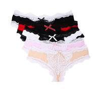 SPFAS - Shorty - Femme, Schwarz Weiße Beige Rot Rosa, M