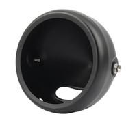 SPGSGMGTXT Couvercle de grille moto Phare Avant Rétro Pour, Boîtier De Phare, Support De 5,75 Pouces, 7 Pouces, LED, Accessoires Universels(5.75 inch black)