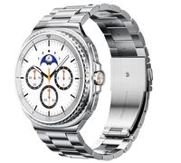 SPGUARD Bracelet compatible avec Samsung Galaxy Watch8 40mm/44mm/Classic 46mm 2025,Bracelet métallique en acier inoxydable No Gap Business pour Galaxy Watch 8 Hommes Femmes,PAS pour d'autres modèles