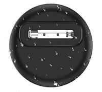 SPGUARD Lot de 1 Coque cachée Apple Airtag, en Silicone, imperméables, avec épingles à nourrice, pour Enfants, Personnes âgées, Animaux domestiques, vêtements, Sac à Dos, Bagages (Noir)