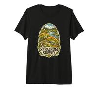 Sphagnum Survey Sphaigne Tourbière Naturaliste T-Shirt Haut de Gamme