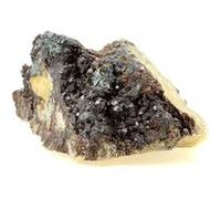 SPHALERITE (BLENDE) - Pierre Naturelle en Provenance de France, Saint-Laurent-le-Minier - Cristal de Sulfure de Zinc, Couleur Noire Brillante 1236.0