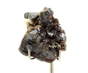 Sphalerite, Bournonite, Siderite. 132.1 Ct. La Mure, Isère, France. Rare.