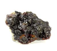 SPHALERITE + DOLOMITE - Pierre Naturelle en Provenance de France, La Mure - Minéral Rare de la Collection de Mineralp 693.7 ct - Certificat d'Authenticité Inclus 68 x 47 x 28 mm G