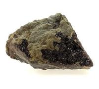 SPHALERITE + PYRITE - Pierre Naturelle en Provenance de France, Saint-Laurent-le-Minier - Mélange de minéraux sulfureux, brillant, métallique, gemme 2484.0 ct - Certificat d'Authenticité Inclus 110 x 