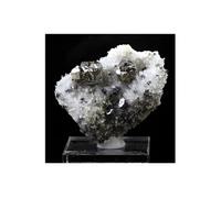 SPHALERITE + QUARTZ - Pierre Naturelle en Provenance de Bulgarie, Krushev dol mine, Madan ore field, Rhodope Mts, Smolyan Oblast - Cristal de Sphalérite et Quartz, spécimen minéralogie, 364.5 ct - Cer