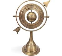 Sphère armillaire antique vintage en laiton gravé Zodiaque Astrolabe Flèche Armillaire Nautique Marine Table Horoscope Armillaire Armillaire Cadeau de bureau