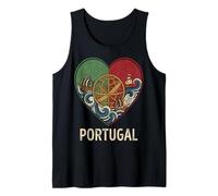 Sphère Armillaire Coeur Portugal Vintage Country Débardeur