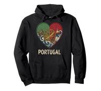 Sphère Armillaire Coeur Portugal Vintage Country Sweat à Capuche